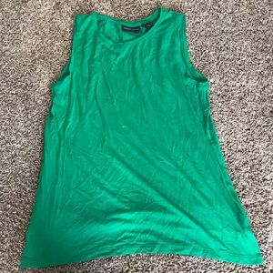 Green tank top
